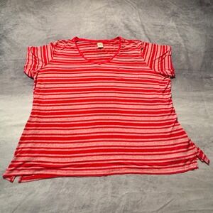 red‎ striped tshirt Faded Glory size 4X